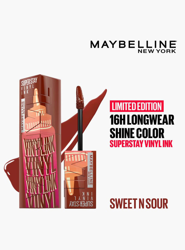 MAYBELLINE NEW YORK Superstay Vinyl Ink Sauce Limited Edition Collection - Sweet n Sour, 4.2g