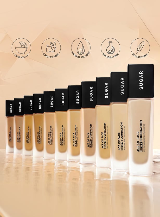 SUGAR Ace Of Face Dewy Foundation - 15 Cappuccino - 30ml