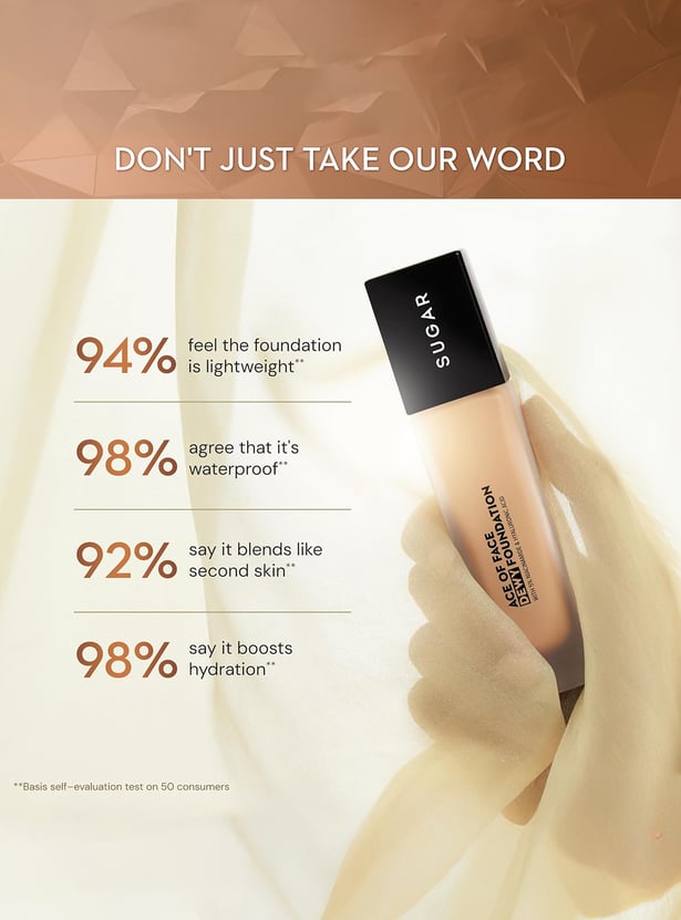 SUGAR Ace Of Face Dewy Foundation - 15 Cappuccino - 30ml