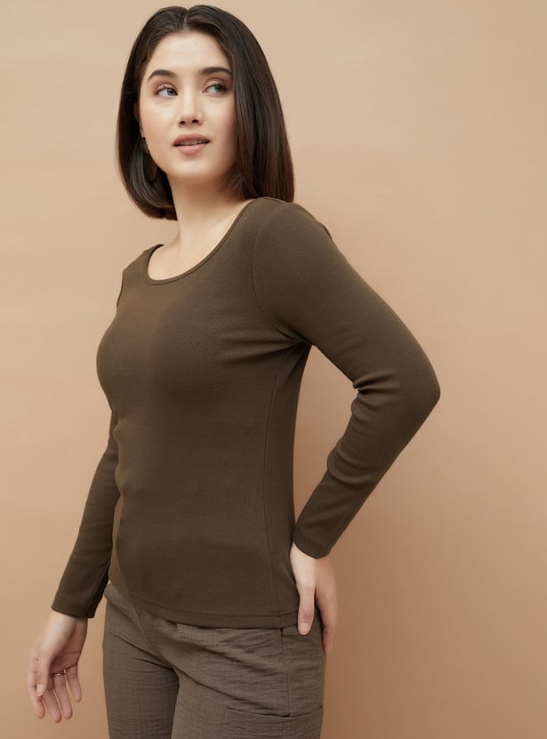 CODE Ribbed T-shirt