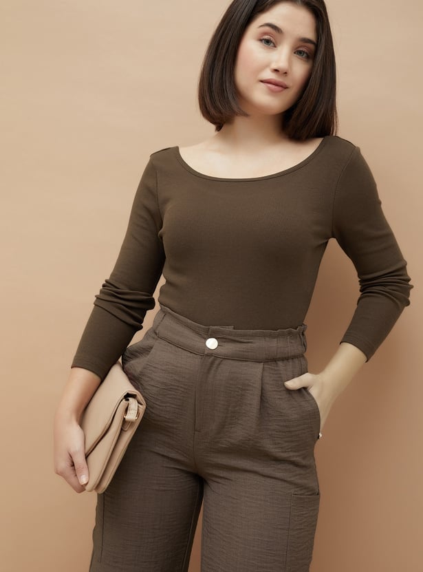 CODE Ribbed T-shirt