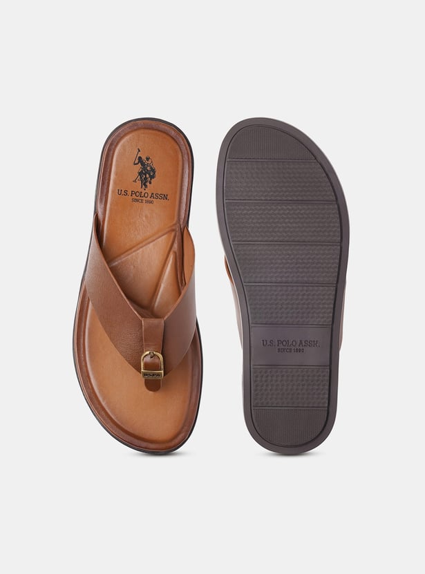 U.S. POLO ASSN. Metal Accent Flip-Flops