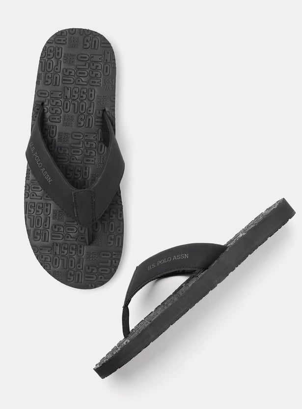 U.S. POLO ASSN. Embossed Flip-Flops