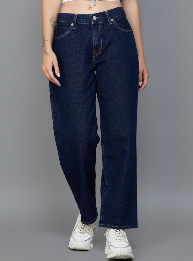 LEVI'S Washed Flared Jeans
