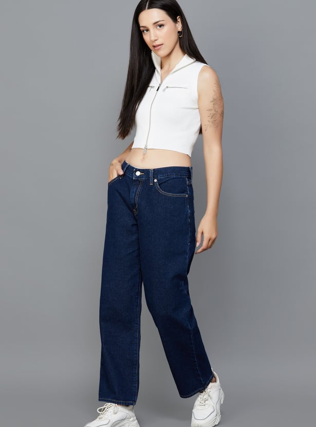 LEVI'S Washed Flared Jeans