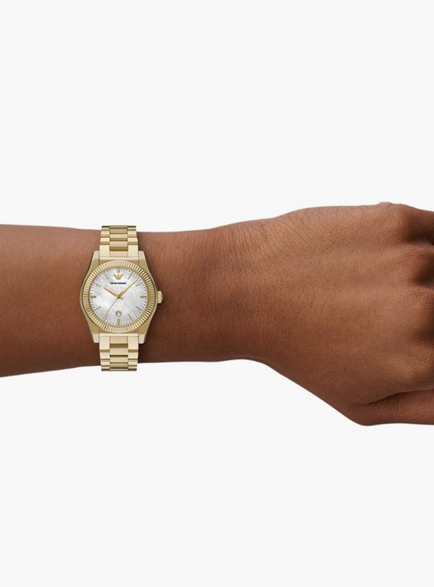 EMPORIO ARMANI Mother of Pearl Analog Watch - AR11657I