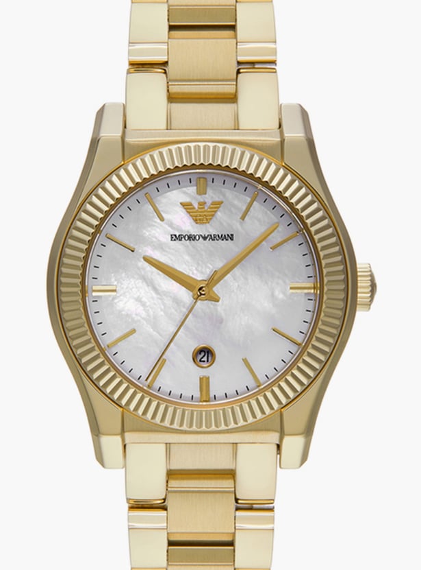 EMPORIO ARMANI Mother of Pearl Analog Watch - AR11657I