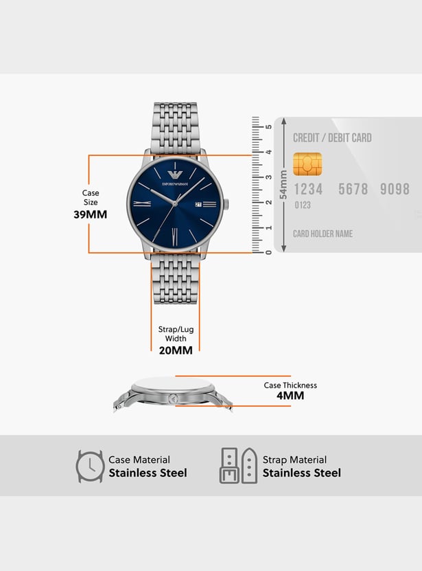 EMPORIO ARMANI Analog Watch with Stainless Steel Strap - AR11674I
