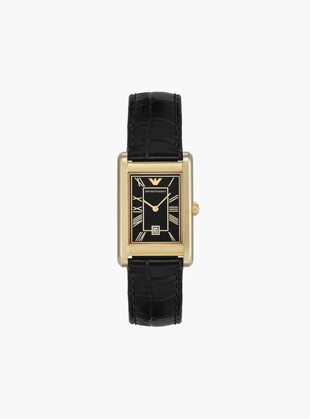 EMPORIO ARMANI Gino Analog Watch with Leather Strap - AR11666I
