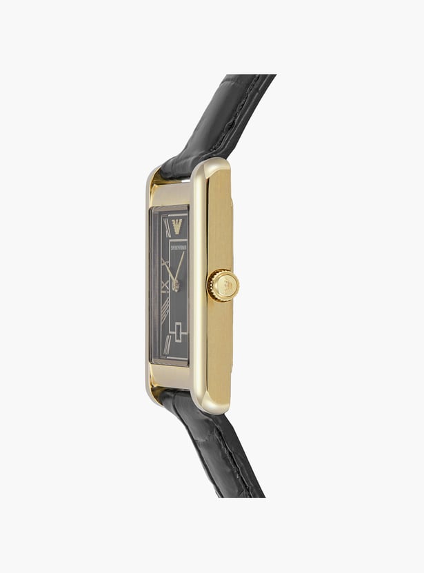EMPORIO ARMANI Gino Analog Watch with Leather Strap - AR11666I