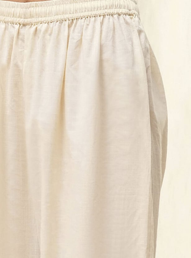 BIBA Floral Print Kalidar Kurta Set