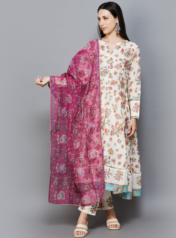 W Printed Dupatta