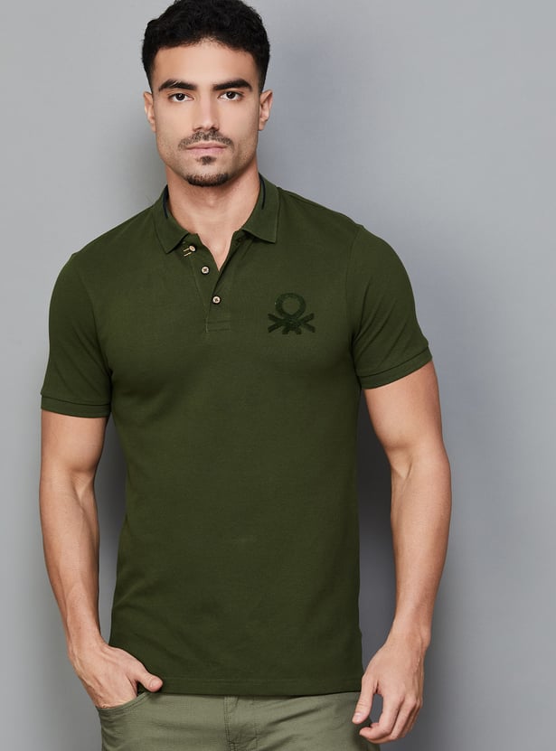 UNITED COLORS OF BENETTON Solid Polo T-shirt