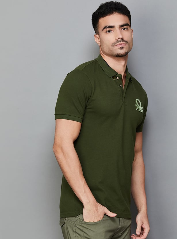UNITED COLORS OF BENETTON Solid Polo T-shirt