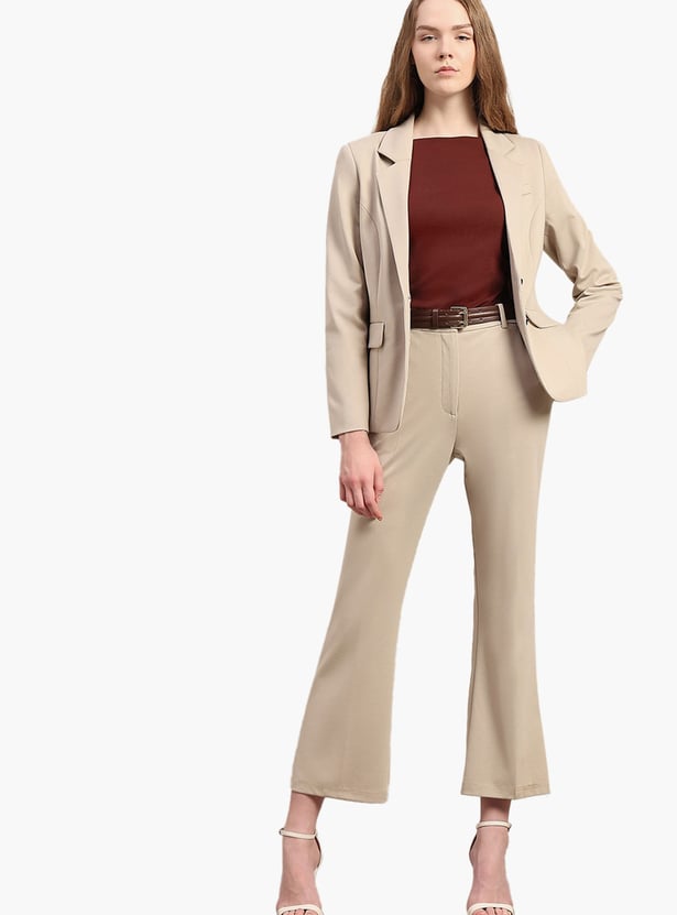 VERO MODA Solid Wide Leg Trousers