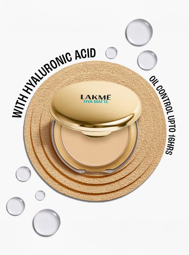 LAKME 9to5 Hya Matte Pressed Powder - Sand - 9g