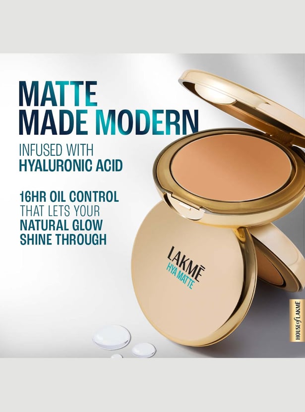 LAKME 9to5 Hya Matte Pressed Powder - Nude - 9g