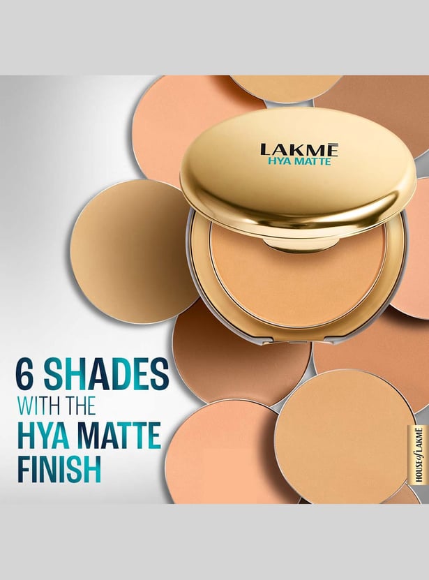 LAKME 9to5 Hya Matte Pressed Powder - Nude - 9g