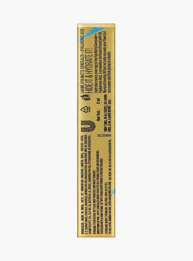 LAKME 9to5 Hya Matte Liquid Concealer - Ivory - 2ml