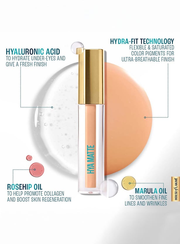 LAKME 9to5 Hya Matte Liquid Concealer - Ivory - 2ml