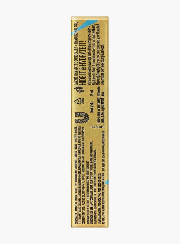 LAKME 9to5 Hya Matte Liquid Concealer - Almond - 2ml