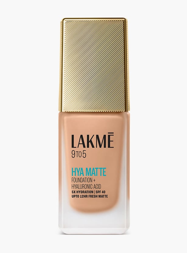 LAKME 9to5 Hya Matte Foundation + Hyaluronic Acid - Warm Natural - 25ml