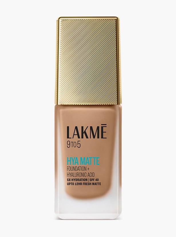 LAKME 9to5 Hya Matte Foundation + Hyaluronic Acid - Warm Caramel - 25ml