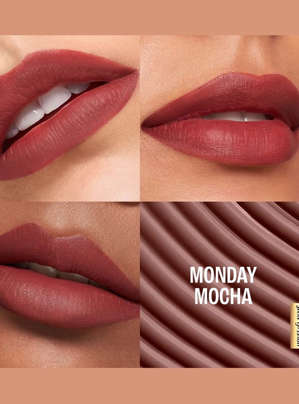 LAKME 9to5 Hya Matte Liquid Lipstick + Hyaluronic Acid - Monday Mocha - 5.3ml