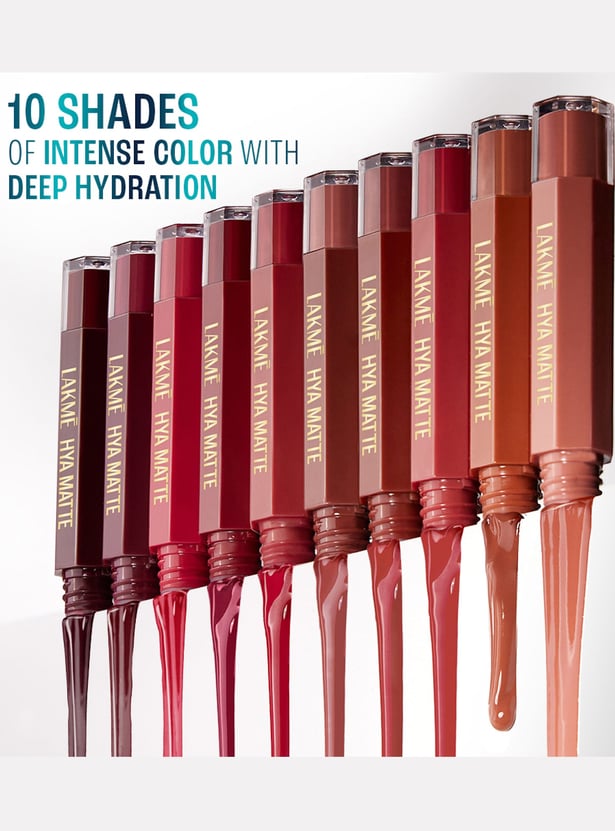 LAKME9to5 Hya Matte Liquid Lipstick + Hyaluronic Acid - Powersuit Pink - 5.3ml