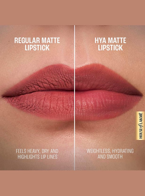 LAKME9to5 Hya Matte Liquid Lipstick + Hyaluronic Acid - Powersuit Pink - 5.3ml
