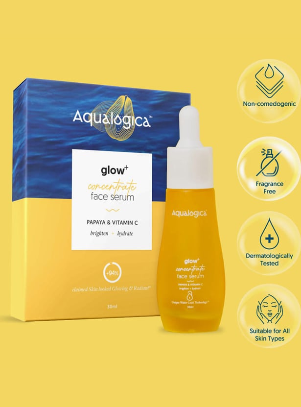 AQUALOGICA Glow And Concentrate Face Serum - 30ml