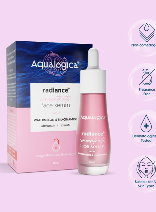 AQUALOGICA Radiance+Concentrate Face Serum - 30ml