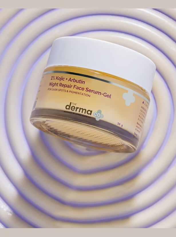 THE DERMA CO 1 Percent Kojic And Arbutin Night Repair Face Serum-Gel - 50g
