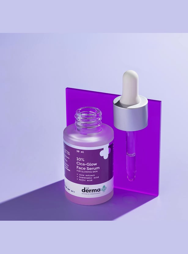 THE DERMA CO 10 Percent Cica-Glow Face Serum - 30ml