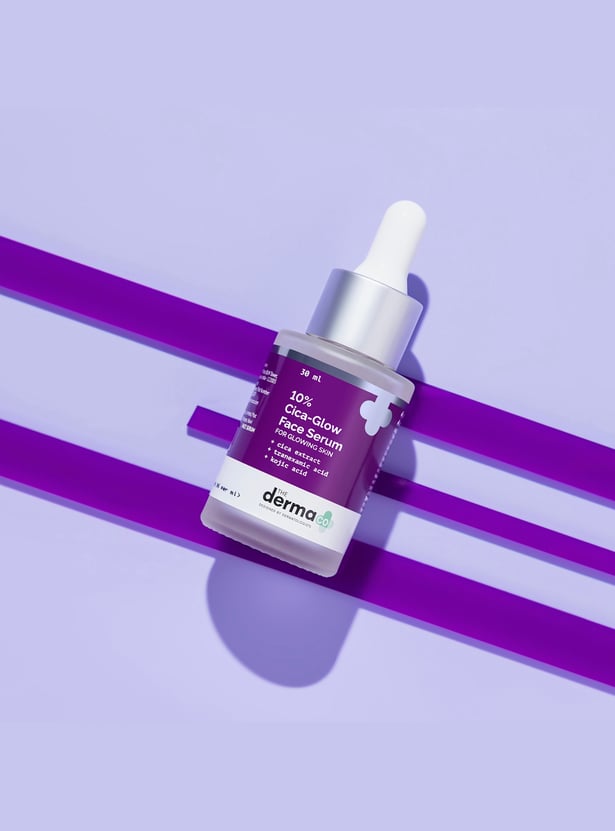 THE DERMA CO 10 Percent Cica-Glow Face Serum - 30ml