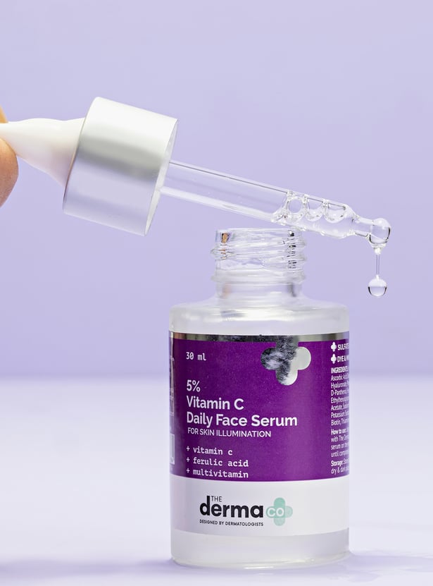 THE DERMA CO 5 Percent Vitamin C Daily Face Serum - 30ml