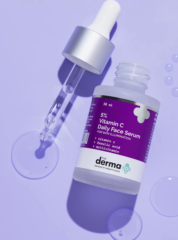 THE DERMA CO 5 Percent Vitamin C Daily Face Serum - 30ml