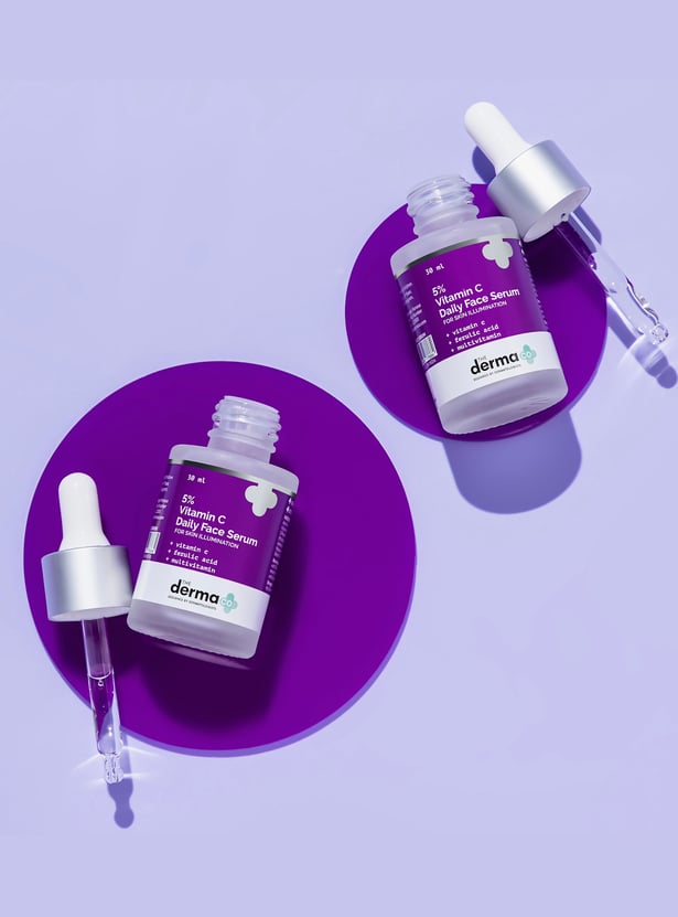 THE DERMA CO 5 Percent Vitamin C Daily Face Serum - 30ml