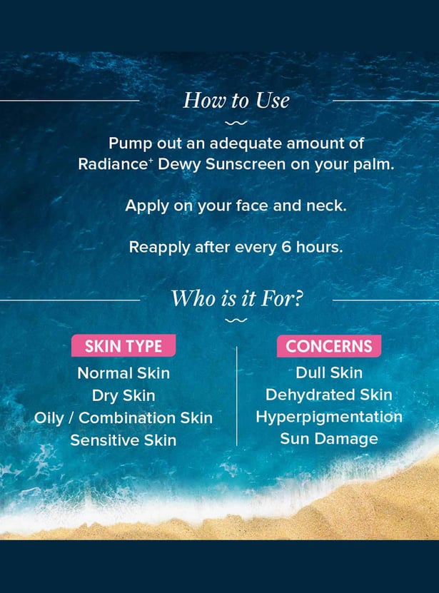 AQUALOGICA Radiance and Dewy Sunscreen - 80g
