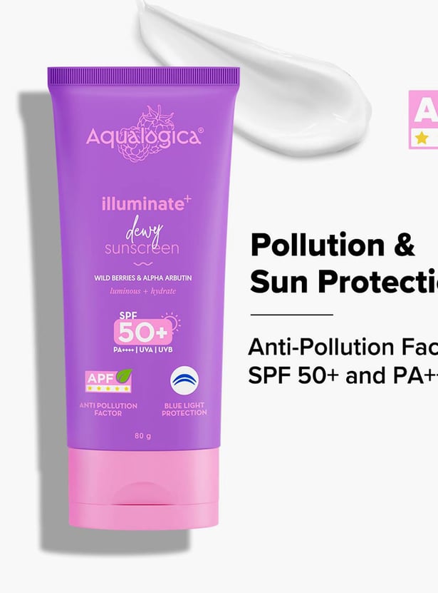 AQUALOGICA Illuminate And Dewy Sunscreen - 80g