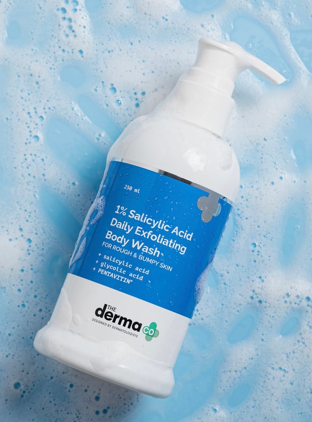 THE DERMA CO 1 Percent Salicylic Acid Daily Exfoliating Body Wash - 250ml