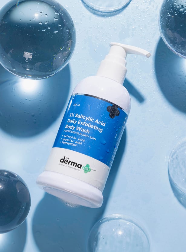 THE DERMA CO 1 Percent Salicylic Acid Daily Exfoliating Body Wash - 250ml