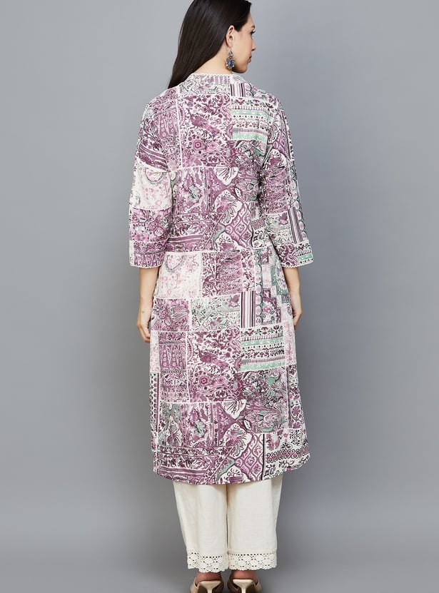 BIBA Printed Straight Kurta