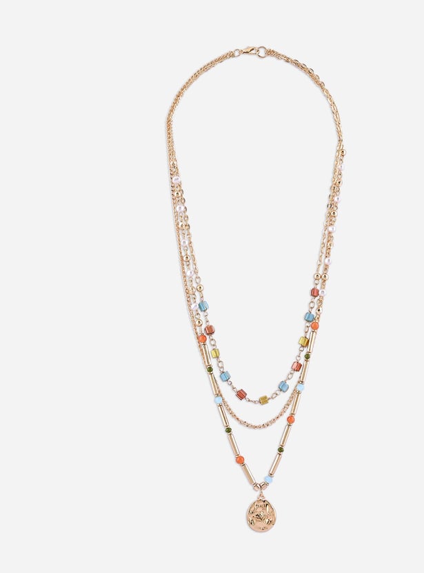 TONIQ Embellished Layered Necklace
