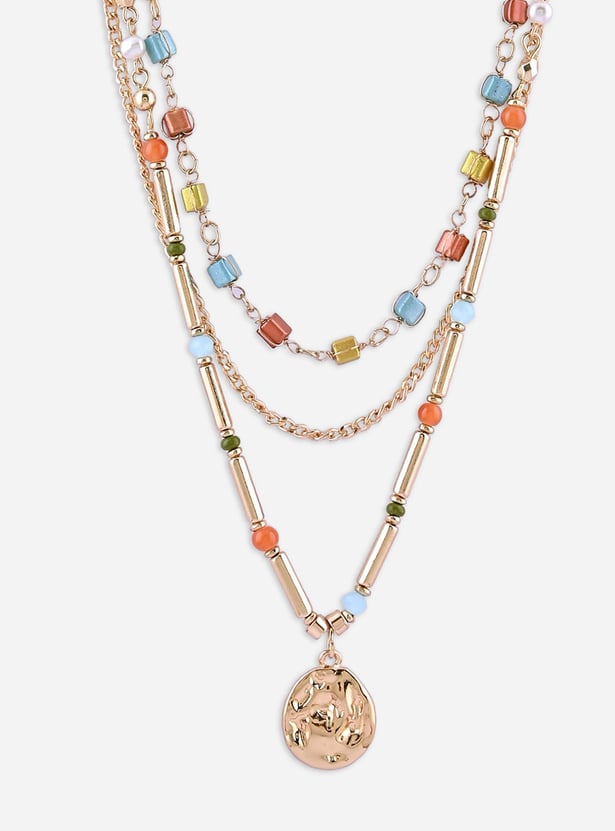 TONIQ Embellished Layered Necklace