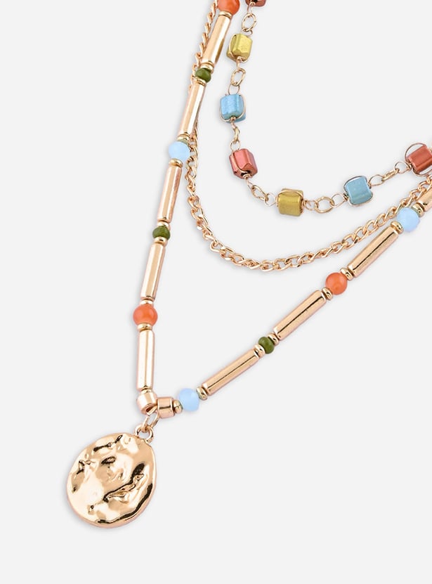 TONIQ Embellished Layered Necklace