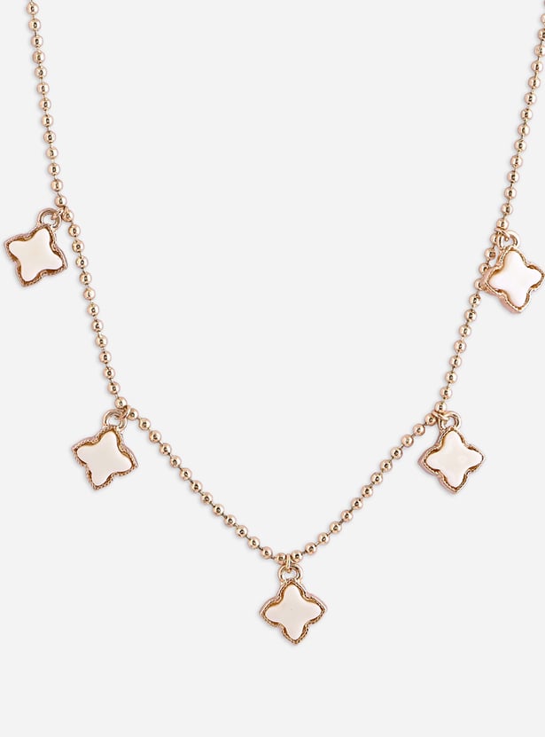 TONIQ Clover Charm Necklace