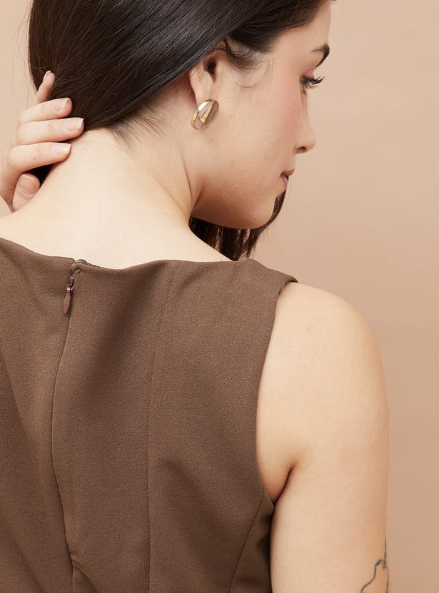 CODE Solid Sleeveless Top