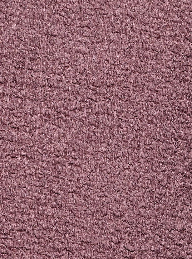 CODE Textured V-Neck Top