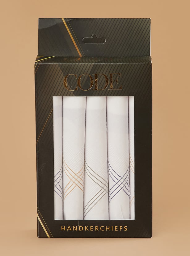 CODE Checked Handkerchiefs - Pack of 5
